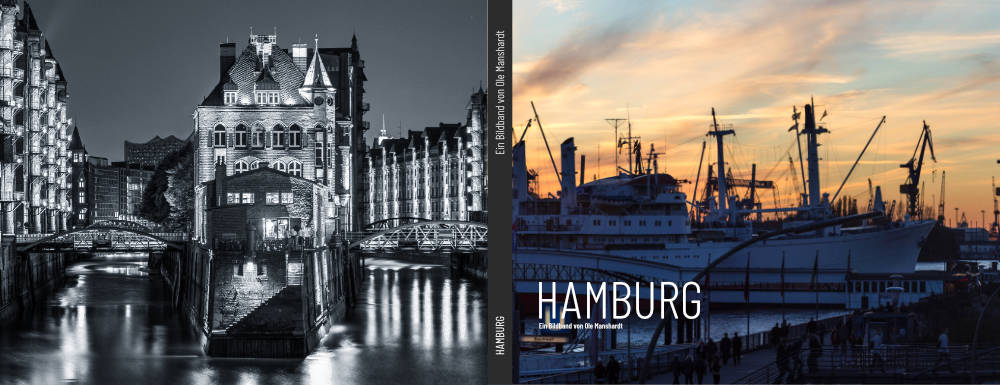 Hamburg - Ein Bildband von Ole Manshardt: Buchcover